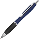 Contour Metal Soft Feel Ballpoint Pen - Blue