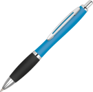 Contour Metal Soft Feel Ballpoint Pen - Light Blue