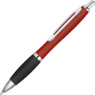 Contour Metal Soft Feel Ballpoint Pen - Red