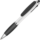 Contour Tricolour Ballpoint Pen with Stylus - Black