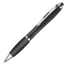 Contour-i Metallic Frost Ballpoint Pen with Stylus - Black