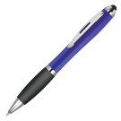 Contour-i Metallic Frost Ballpoint Pen with Stylus - Blue