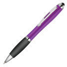 Contour-i Metallic Frost Ballpoint Pen with Stylus - Purple