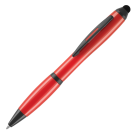 Contour-i Noir Ballpoint Pen with Stylus - Red