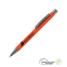 Ergo Soft Feel GRS Recycled Ballpoint Pen - Orange