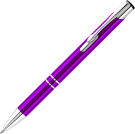 Electra Classic Metal Ballpoint Pen - Purple