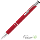 Electra Classic GRS Recycled Soft Feel Ballpoint Pen - Red