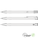 Electra GRS Recycled Mechanical Metal Pencil - White - Silver