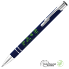 Electra GRS Recycled Soft Feel Metal Ballpoint Pen - Dark Blue