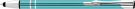 Electra Metal Touch Stylus Ballpoint Pen - Light Blue