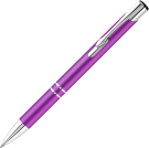Electra Classic Satin Metal Ballpoint Pen - Purple