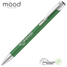 Mood GRS Recycled Soft feel Metal Ballpoint Pen - Green
