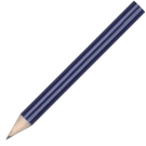 Mini Wooden Pencil with No Eraser - Blue