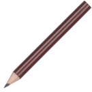 Mini Wooden Pencil with No Eraser - Burgundy