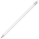 Wooden Argente Pencil with White Eraser - White