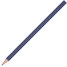 Standard Wooden Pencil with No Eraser - Blue
