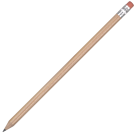 Certified Sustainably Sourced Wooden Pencil with Pink Eraser - Natural