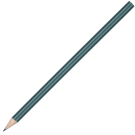 Standard Wooden Pencil with No Eraser - Green