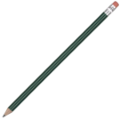 Certified Sustainably Sourced Wooden Pencil with Pink Eraser - Green
