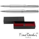 Pen Set - Pierre Cardin Lustrous Chrome Pen and Rollerball with PB15 Box