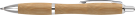 Contour Bamboo Ballpoint Pen (Blue Ink)