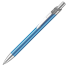 Eros Metal Ballpoint Pen - Light Blue - Silver