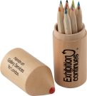Topper Colouring Pencil Set - 12 Mini Pencils