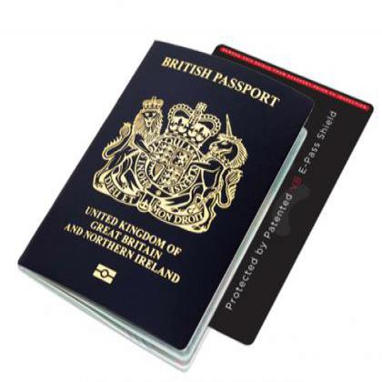BlockTek Whitelabel RFID ePass Passport Shields  E1410509