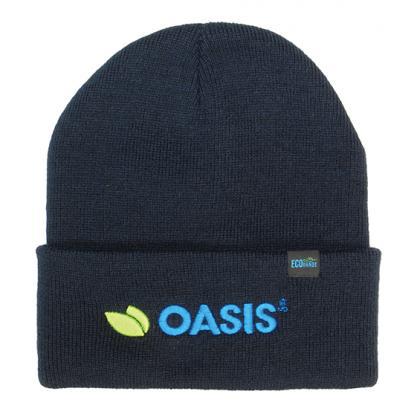 3984 RECYCLED POLYESTER ROLL UP BEANIE HAT E1410908