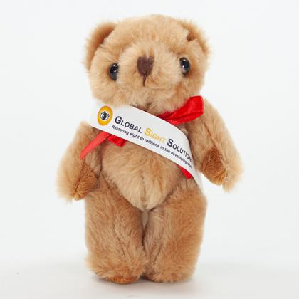 13cm Jasper ECO Bear with Bow E1415006
