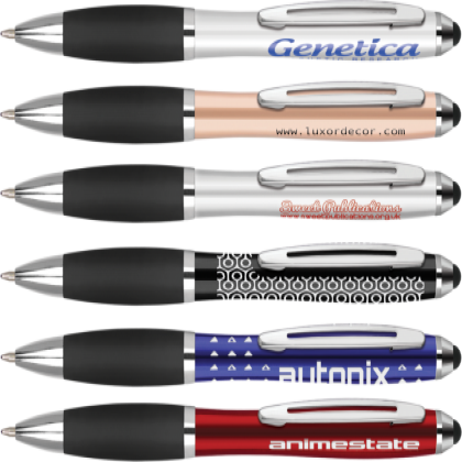 Contour-i Metal Ballpoint Pen with Stylus