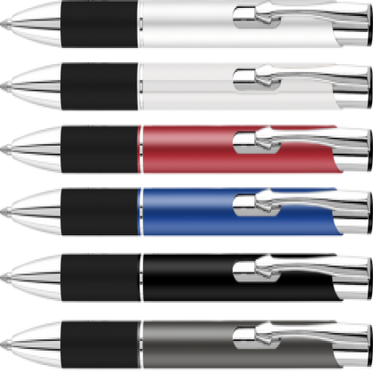 Electra Satin Grip Metal Ballpoint Pen