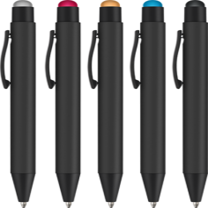 Ergo-i Soft Feel Noir Metal Ballpoint Pen with Stylus