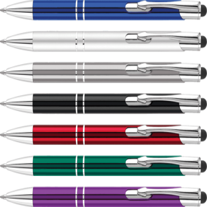 Electra-i Classic Metal Ballpoint Pen with Stylus