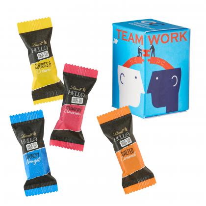 Mini Promo-Tower with Hello Mini Stick Mix from Lindt