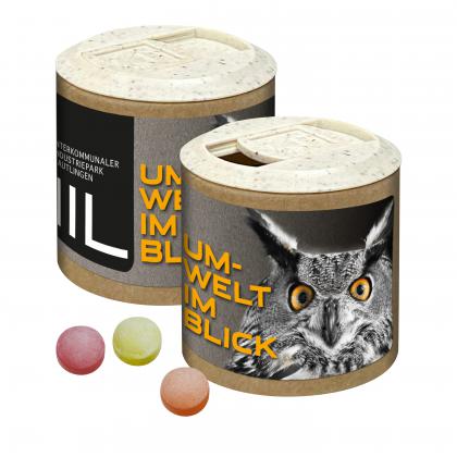 Paper Promo Tin with XS-Bären Company Fruit Candies, 85g