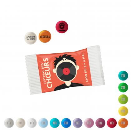 Personalised M&M'S® Chocolate Candies in Paper Bag, 7 g