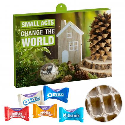 Premium Gift Advent Calendar Eco with Milka Favourites Mix