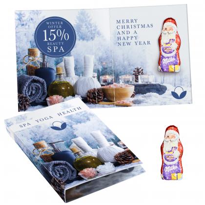Sweet Wrap with Milka Mini Santa Claus