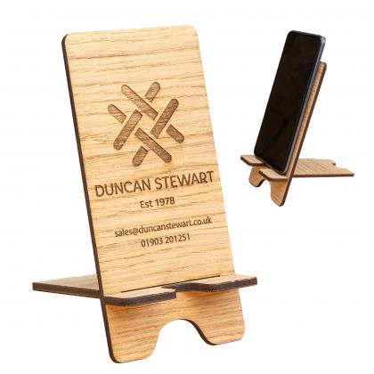 Custom Engraved Wooden Phone Stands