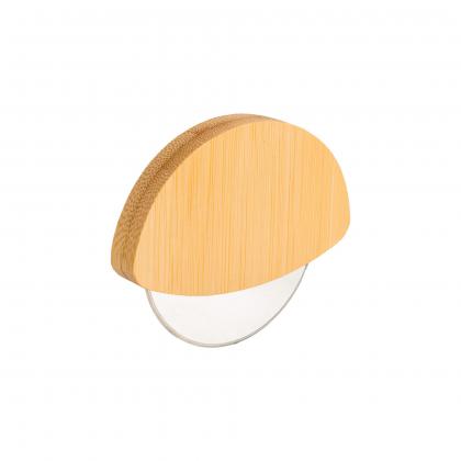 Pizza Cutter with bamboo Handle