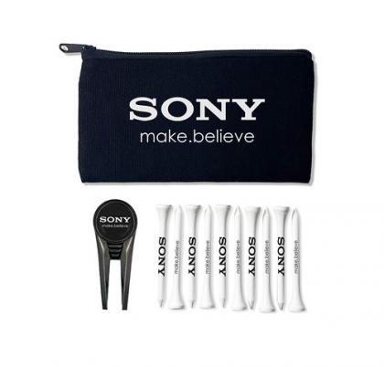 GEO COTTON CANVAS ZIPPED GOLF BAG SET