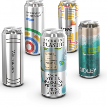 500 ml Private label Branded Still Canned Water say no to plastic bottles 