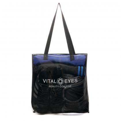 Transparent Fabric Shopper