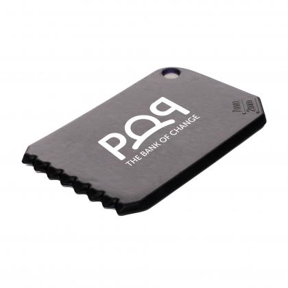 Made in Britain Recycled Business Card Ice Scraper