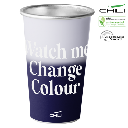 KOP GRS Recycled 450ml Aluminium Cup by Chili - Blue