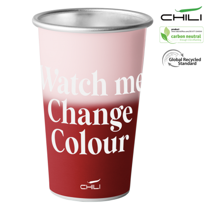 KOP GRS Recycled 450ml Aluminium Cup by Chili - Red