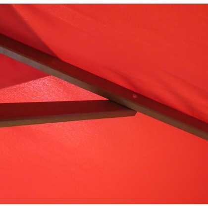 2m Square Wooden Eco Parasol