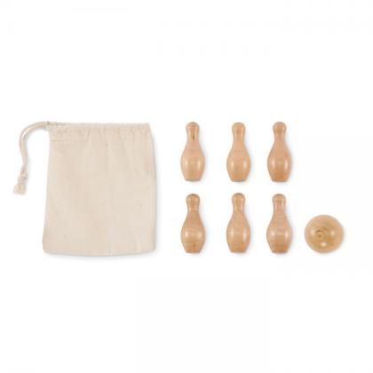 Bolito - Mini Pine Wood Bowling Set