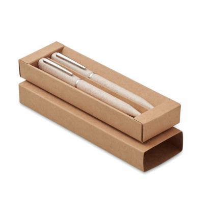 Peat - Wheat Straw/Abs Twist Pen Set